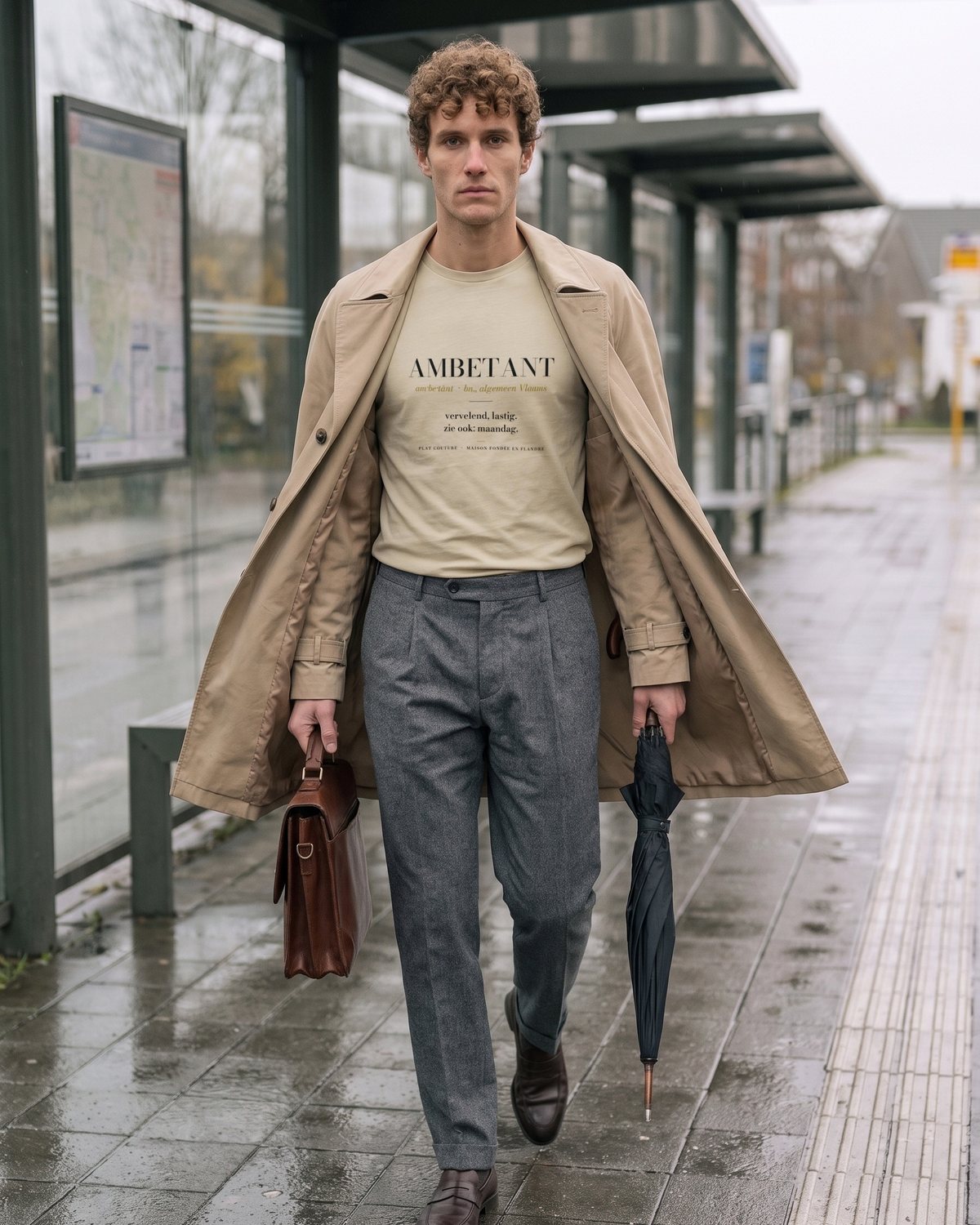 Le Tee Classique AMBETANT in Desert Dust, foto 3