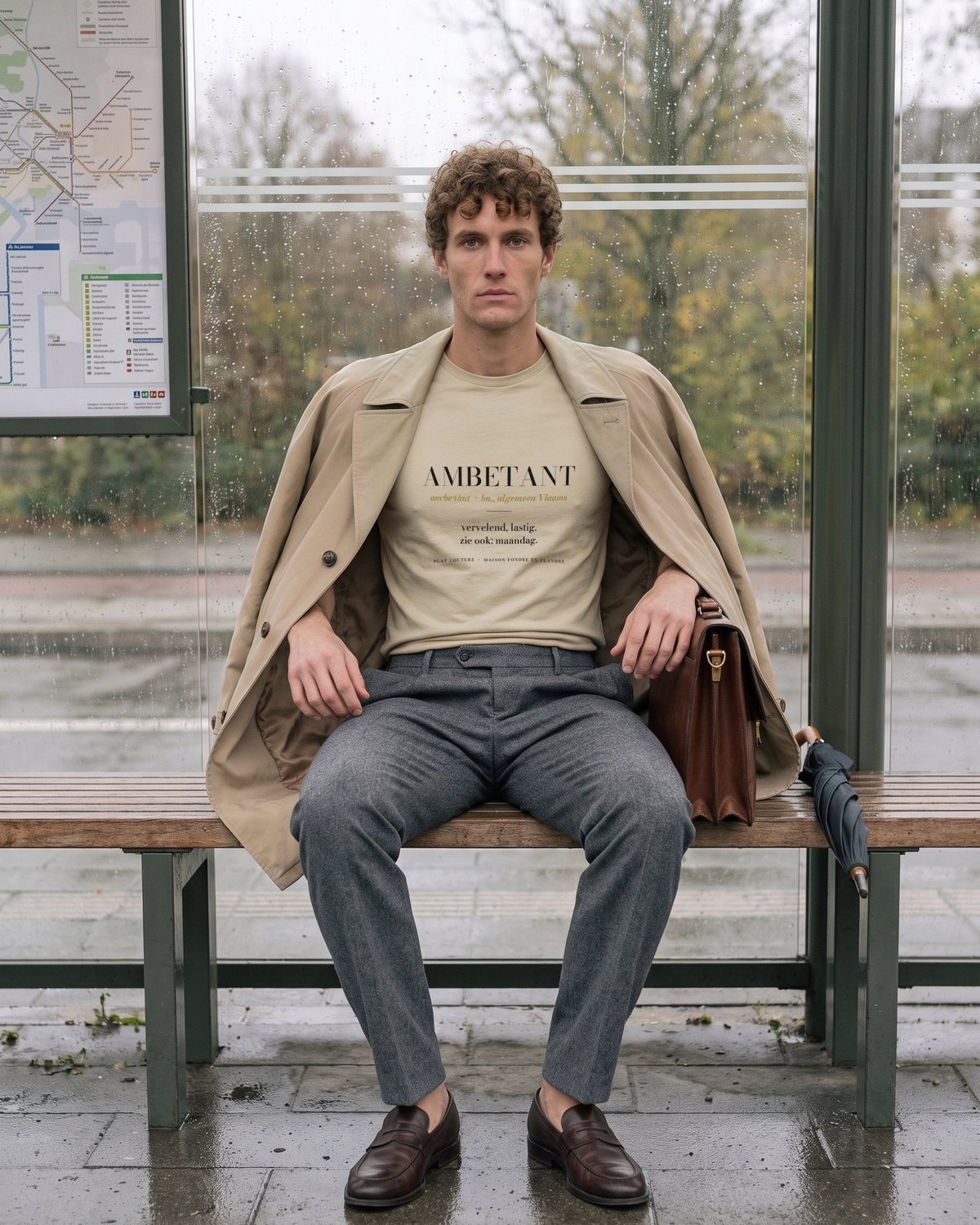 Le Tee Classique AMBETANT in Desert Dust, foto 7