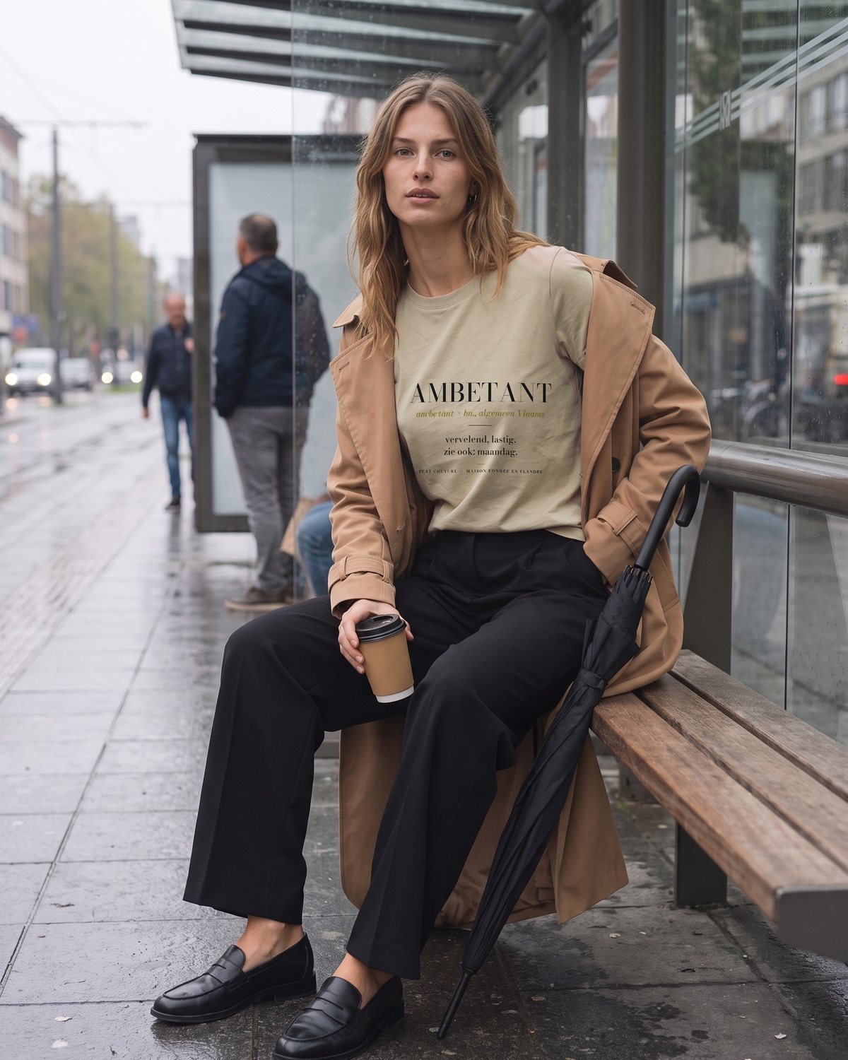 Le Tee Classique AMBETANT in Desert Dust, foto 8