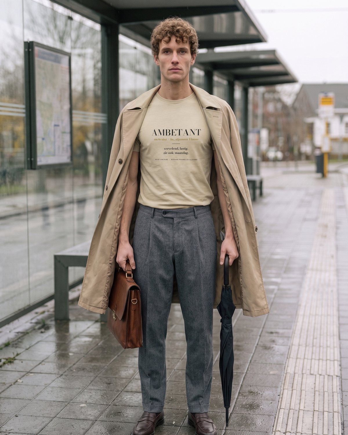 Le Tee Classique AMBETANT in Desert Dust, foto 9