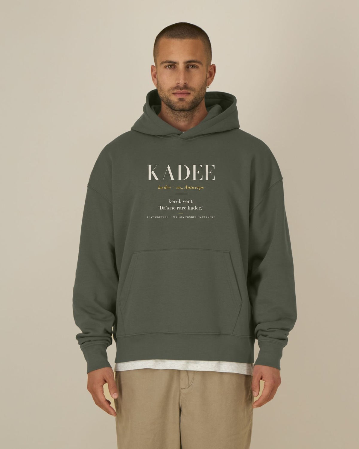 Le Hoodie Décontracté KADEE in Khaki Green, foto 13