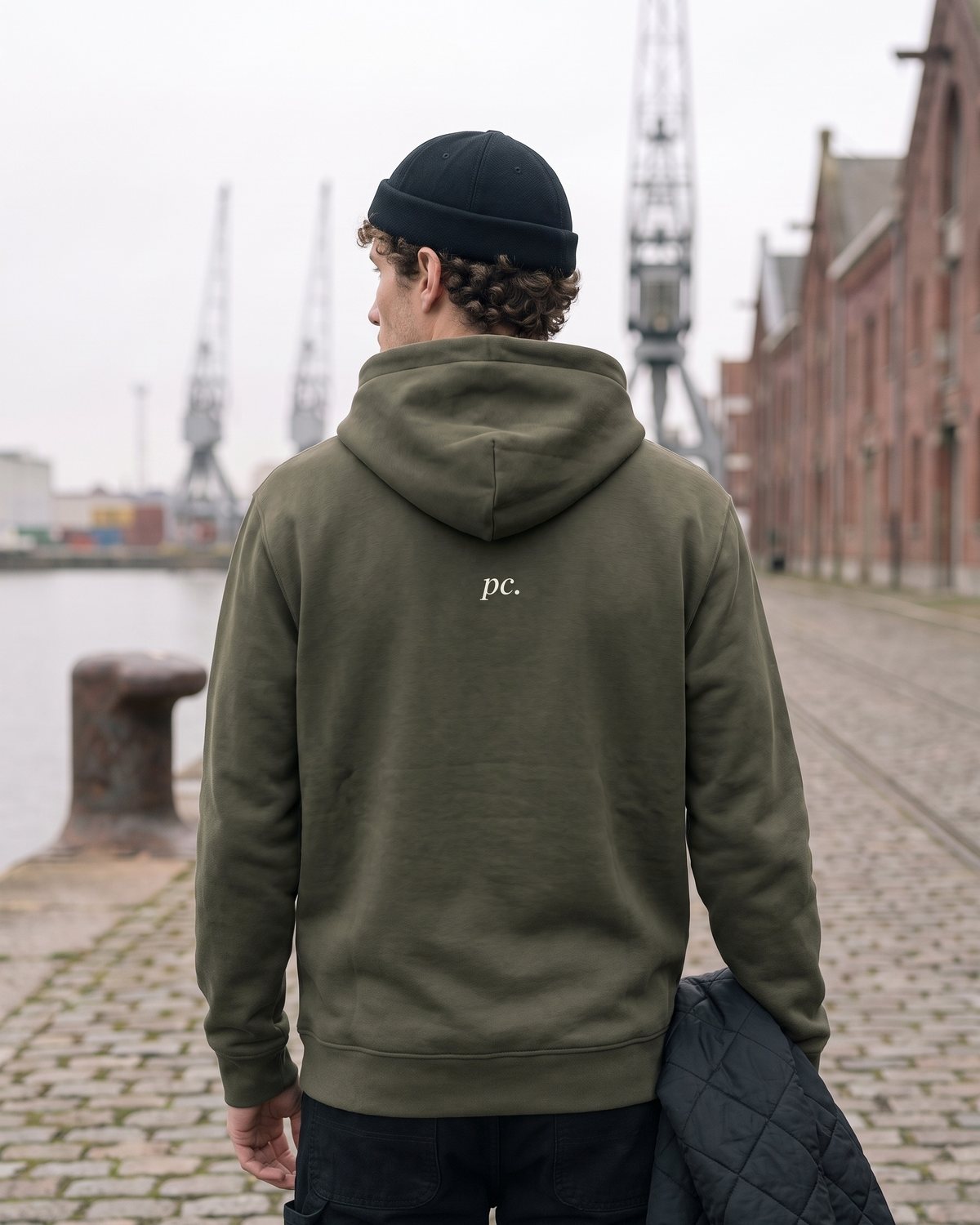 Le Hoodie Décontracté KADEE in Khaki Green, foto 5