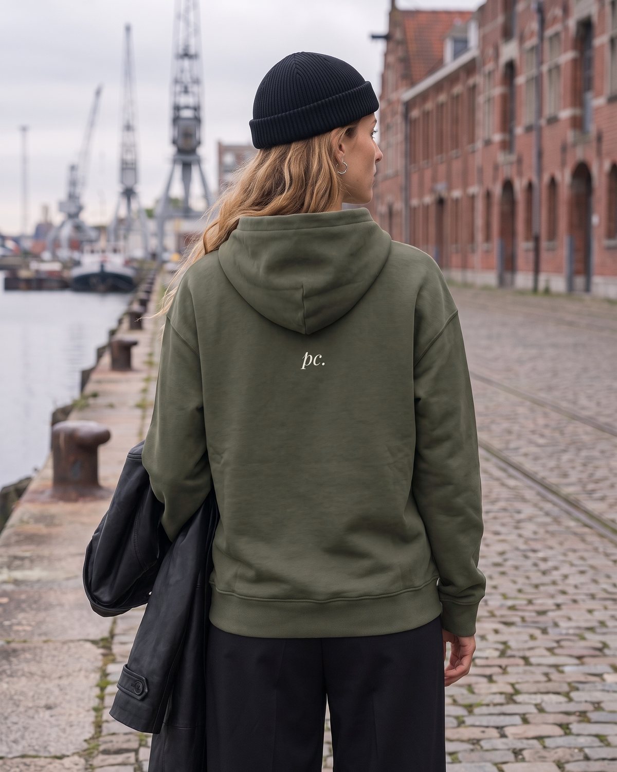 Le Hoodie Décontracté KADEE in Khaki Green, foto 6