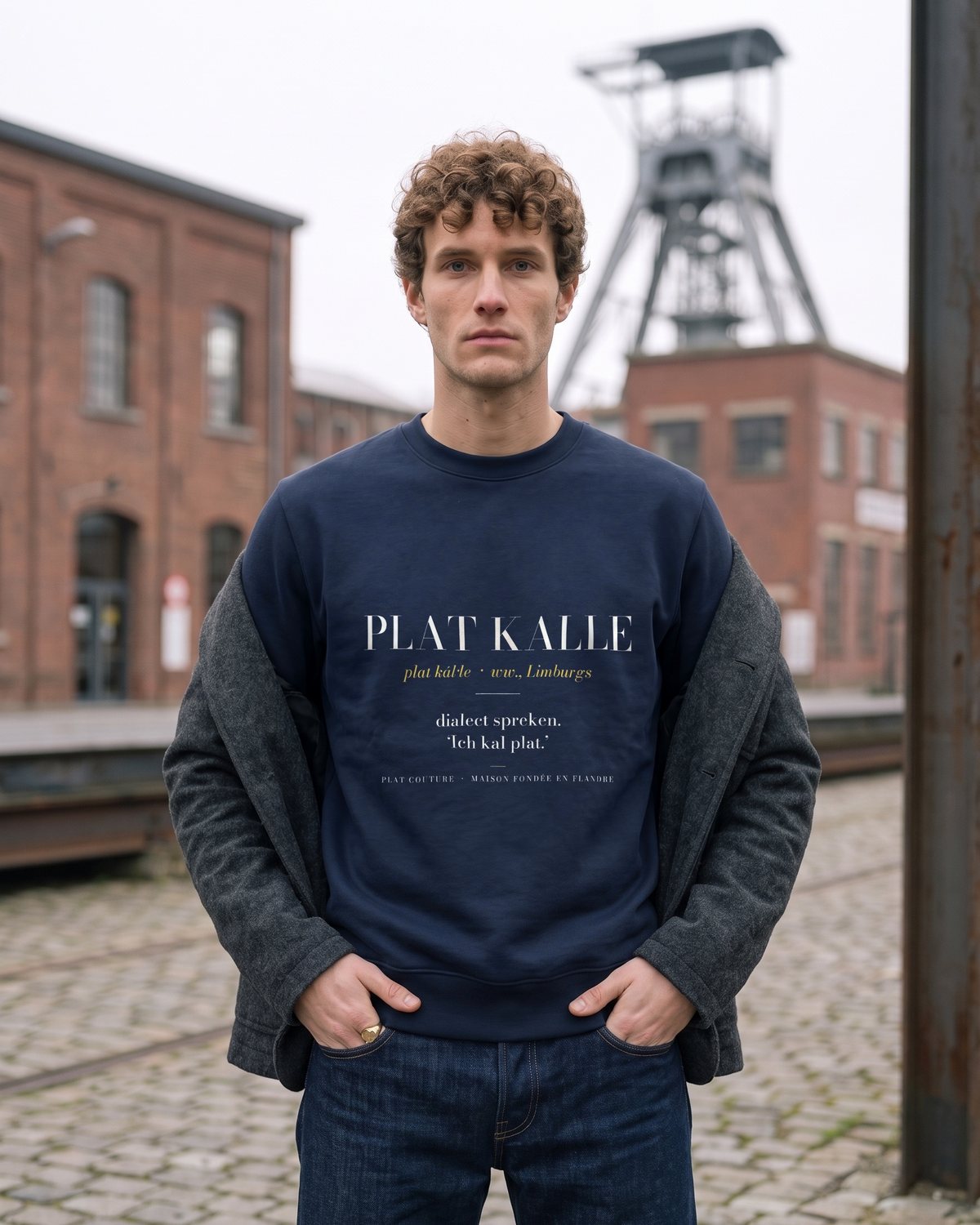Le Col Rond PLAT KALLE in French Navy