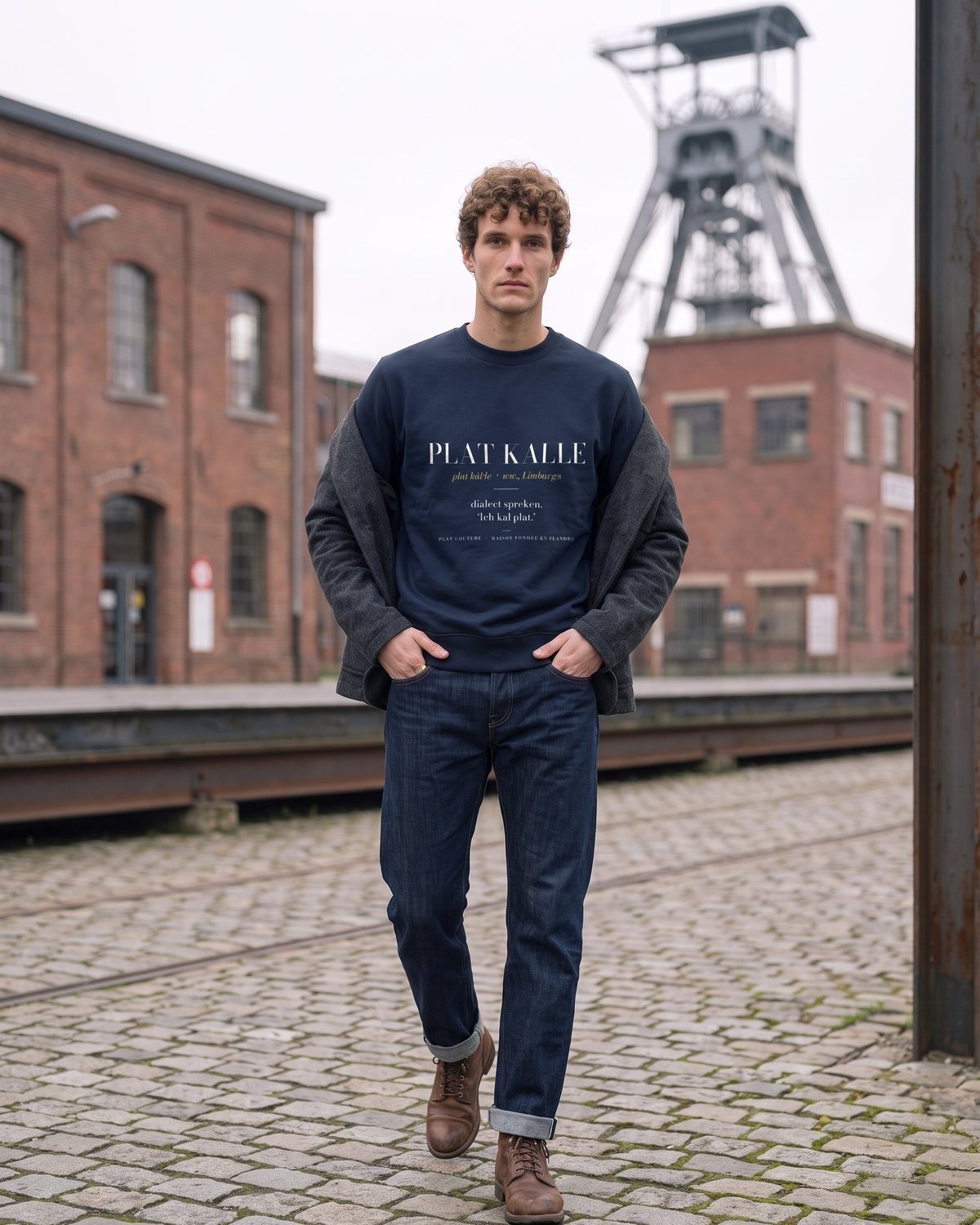 Le Col Rond PLAT KALLE in French Navy, foto 3