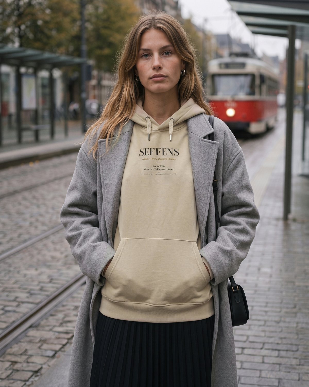 Le Hoodie SEFFENS in Desert Dust, foto 2
