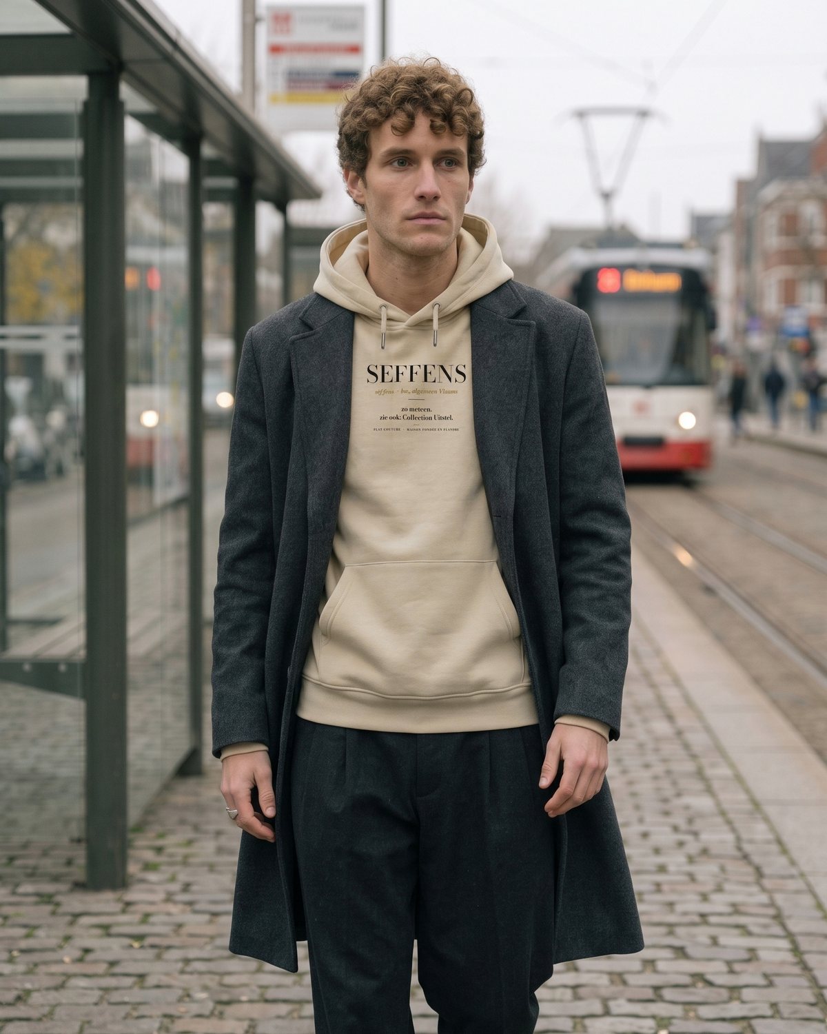 Le Hoodie SEFFENS in Desert Dust, foto 3