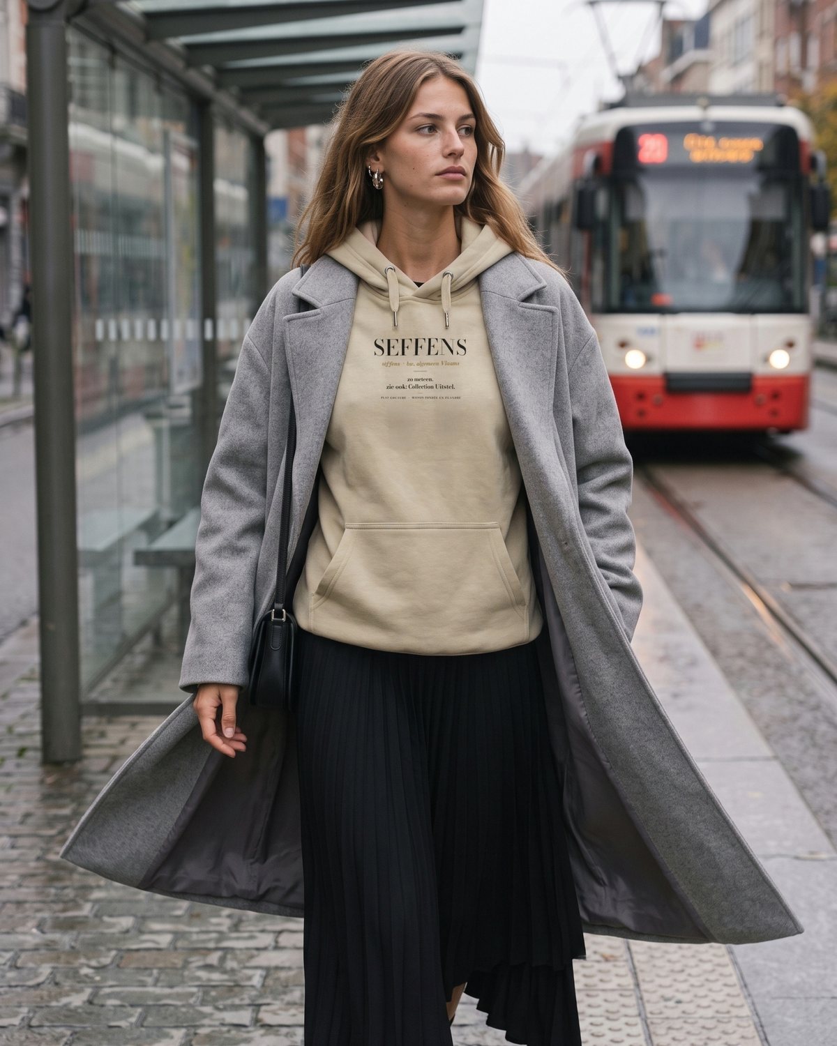 Le Hoodie SEFFENS in Desert Dust, foto 4