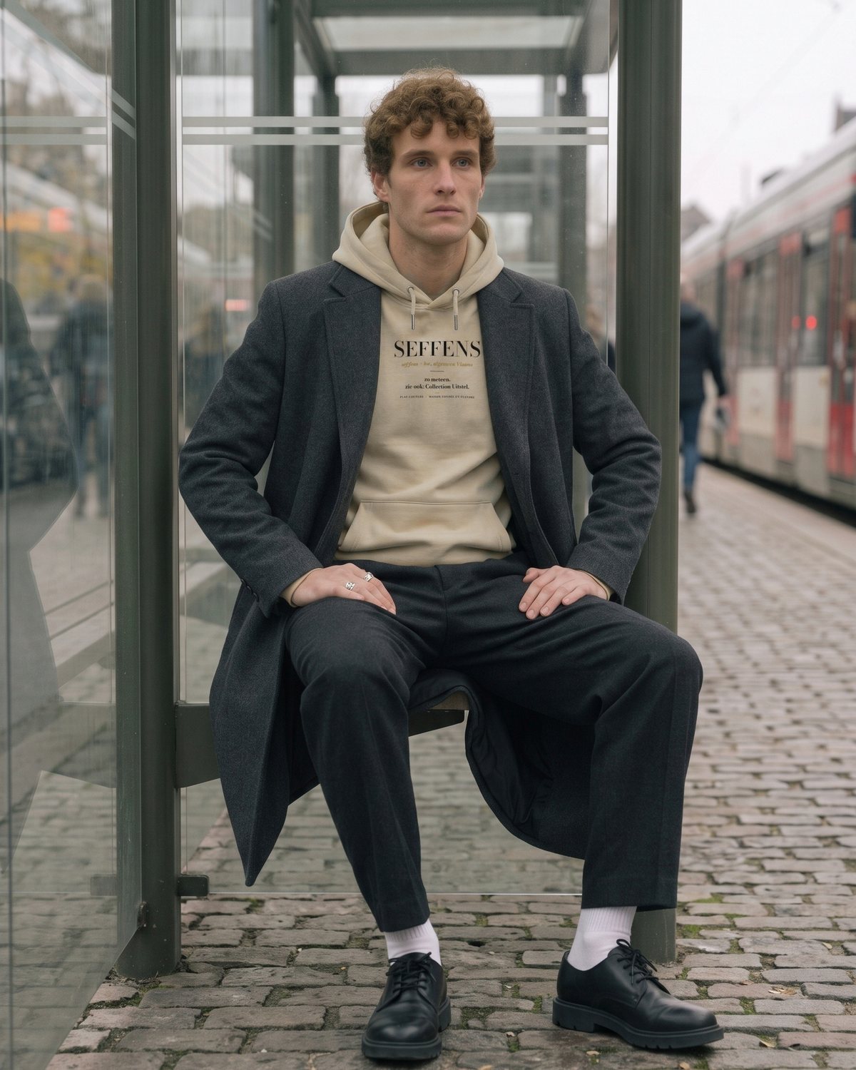 Le Hoodie SEFFENS in Desert Dust, foto 7
