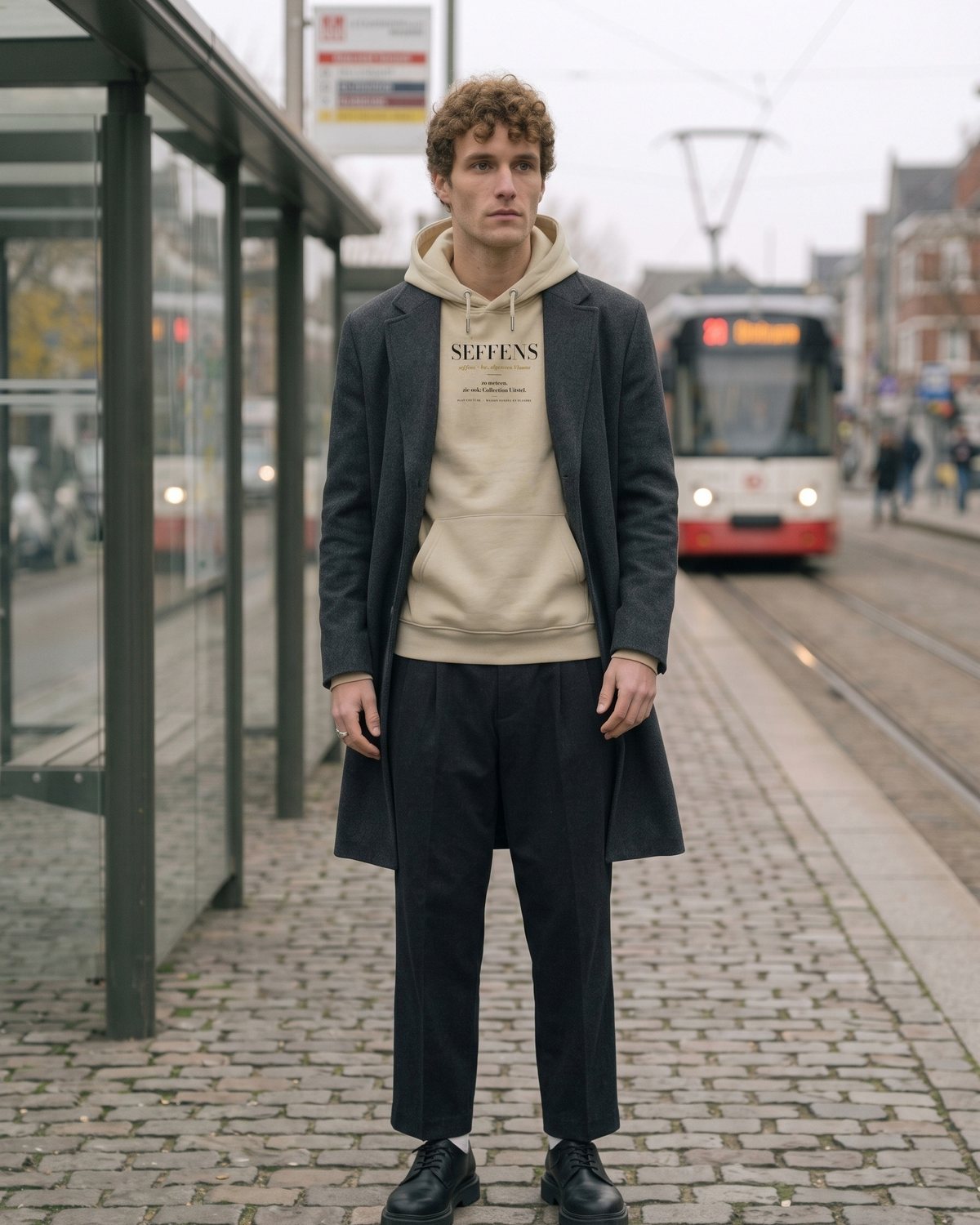 Le Hoodie SEFFENS in Desert Dust, foto 9