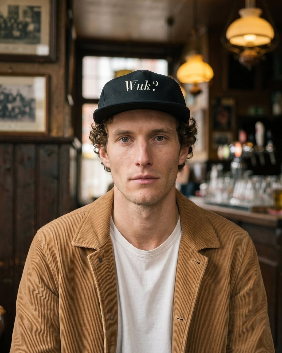 La Casquette WUK? in Black