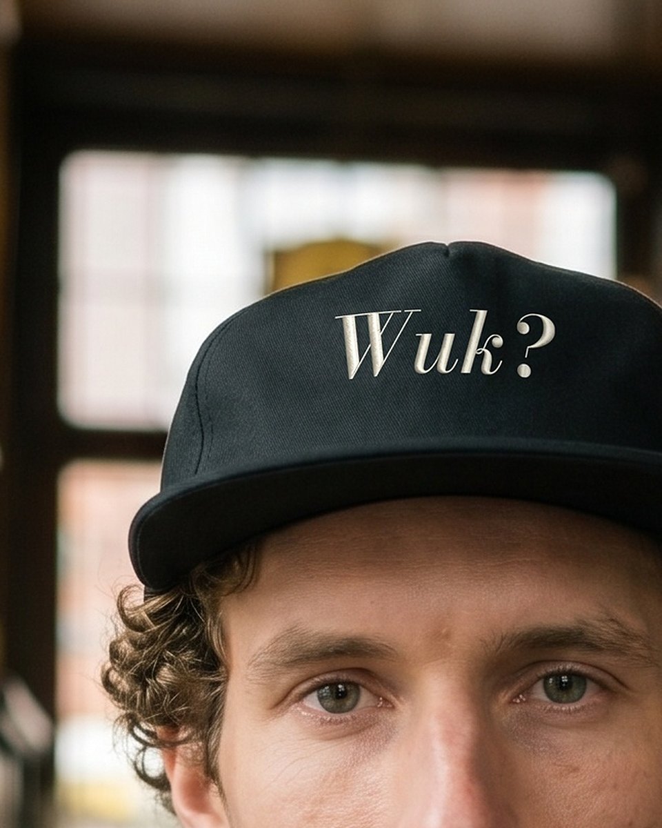 La Casquette WUK? in Black, foto 3
